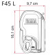Fiammastore® F45 Titanium 071/876