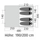 Тунельний намет Vespucci 072/370