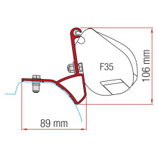 Комплект Renault Trafic з 2015 р. на FR 071/124
