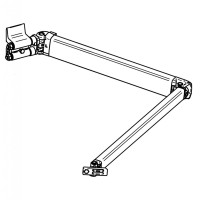 Шарнірний кронштейн 2 м лівий, 2,6 м, анодований, Thule Omnistor 4900 FR B-602229