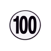 Наклейка 100 км/год FR 137/161
