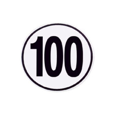 Наклейка 100 км/год FR 137/161