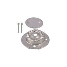 Корпус пальника, маленький з 2 отворами, головка конфорки Inox, для плит SMEV, нові моделі FR DO-51380