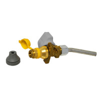 Клапан з фланцем і трубою для зовнішньої газової розетки FR 309/828