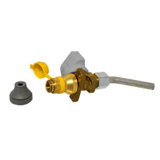Клапан з фланцем і трубою для зовнішньої газової розетки FR 309/828