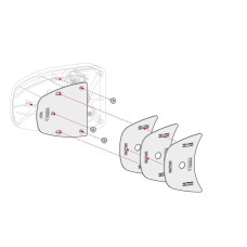 Комплект прокладок Spacer Safe Door FR 214/348