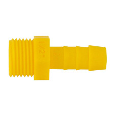 LILIE Barb Connector білий/жовтий прямий 3/8" 303/027