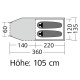 Тунельний намет Cortes 2 FR 075/440