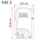 Fiammastore® F45 Titanium 071/876