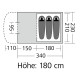 Тунельний намет Palmdale 075/445
