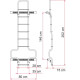 Задня драбина Deluxe DJ Ducato H3 FR 052/121