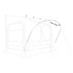 Верхні стовпи для намету на даху Thule QuickFit B-602790
