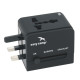 Універсальний дорожній штекер з USB FR 321/128