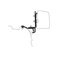 Адаптер для настінного тента Omnistor 3200 VW T5/T6 Мінівен Brandrup Rail _LHD_
