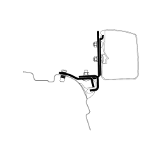 Адаптер для настінного тента Omnistor 3200 VW T5/T6 Мінівен Brandrup Rail _LHD_