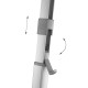 Настінний тент PerfectWall PW 1100 білий корпус, тканина Horizon Grey