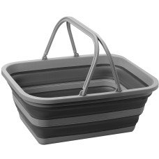  Складний кошик BRUNNER Holdall, колір: сірий/чорний