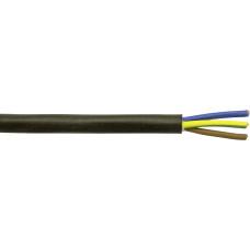 Електричний кабель H05VV-F 10 м чорний 1,5 мм²