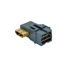  Розєм HDMI загорнутий, чорний