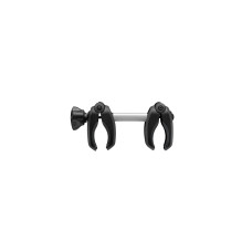  Тримач для велосипеда Spacer із замком + поворотна ручка Acu Tight, сріблястий колір