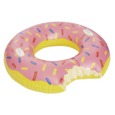  Плавальне кільце Donut XXL з ручкою, різнокольорове