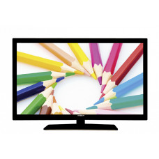Телевізор 19 DVBT2 DVBS2 без джерела живлення 220 AC, колір чорний