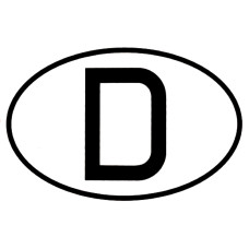  D табличка Євро стандарт