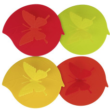 Кришка силіконова Butterfly Rainbow 4 шт.