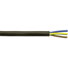 Електричний кабель H05VV-F 20 м чорний 1,5 мм²
