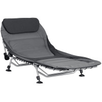 Розкладний лежак Masterbed 95 сірий