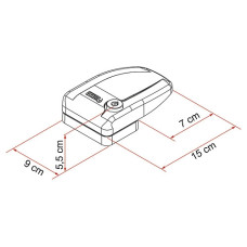  Блок безпеки Safe Door Frame, білий