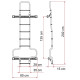 Задня драбина Deluxe DJ H3 Fiat Ducato 2006 року випуску