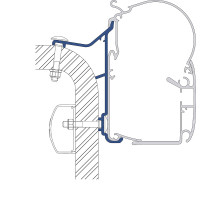 Перехідник Perfect Wall 1100 + 1500 Hymer Van, B2, Eriba