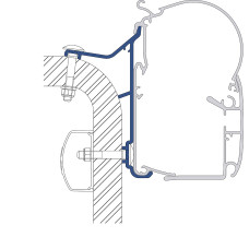 Перехідник Perfect Wall 1100 + 1500 Hymer Van, B2, Eriba