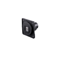 USB-розєм для зарядки 2x 12 В матовий антрацит