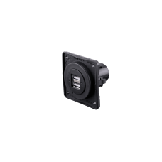 USB-розєм для зарядки 2x 12 В матовий антрацит
