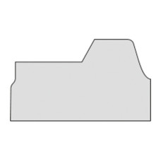 Гумовий килимок для Fiat Ducato, Citroen Jumper, Peugoet Boxer 230 / 244, з 3/1994 - 6/2006