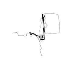 Адаптер для настінного тента Omnistor 3200 VW T5/T6 Miniven Multi Rail _LHD_