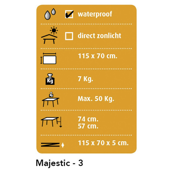  Стіл Majestic Elegant