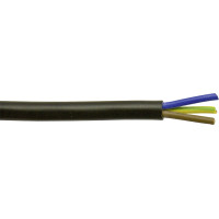 Електричний кабель H07RN F 50 м чорний 1,5 мм²
