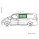 Замінне розсувне вікно для універсалів - Aust.schiebefenst.VW T5li