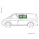 Замінне розсувне вікно для універсалів - Aust.schiebefenst.VW T5li