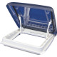 Dachhaube Vision Star M pro 2, 40x40 Rauchglas, Innenrahmen weiß