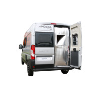  Hecktürisolierung Ducato, mit Fensterausschnitt, H2, 1-teilig