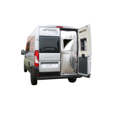  Hecktürisolierung Ducato, mit Fensterausschnitt, H2, 1-teilig