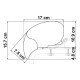 Thule View Blocker G2 Front - ViewBlocker front 2,4x1,4