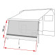 SunView спереду XL 325 см