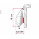 Caravanstore Zip-Markise/Fodderal з тентом - F.-Carav.Store Zip 2,80XL