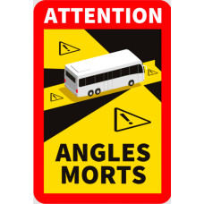  Warnschild "Angles Morts" Тотер Вінкель магнетичний