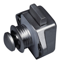  Push Lock Mini - меблевий замок сріблястого кольору